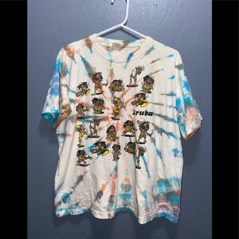 Vintage Aruba Tie Dye Shirt